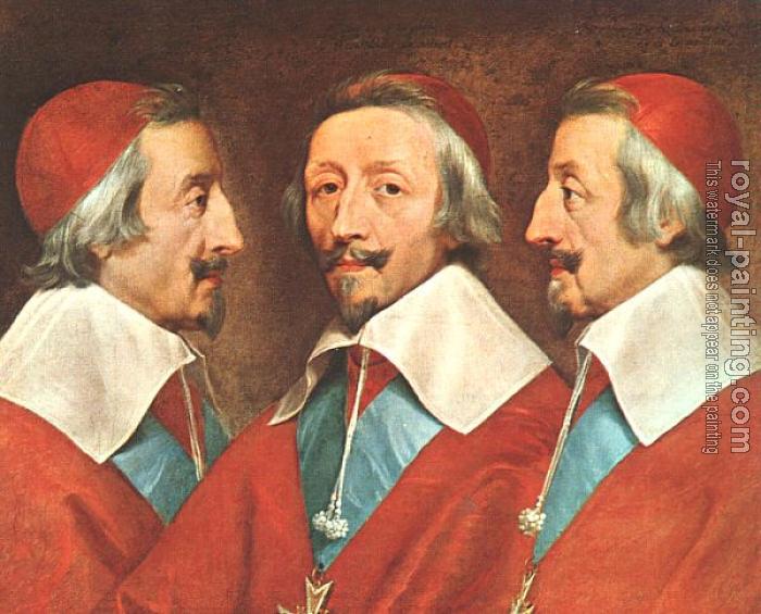 Philippe De Champaigne : Triple Portrait of Richelieu